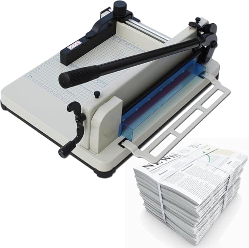 Guillotine, Hochleistungs-Cutterklinge – schneidet bis zu 400 Blatt Papier mit Einer Dicke von 4 cm ideal for den Einsatz im Büro, Hause und in der Schule