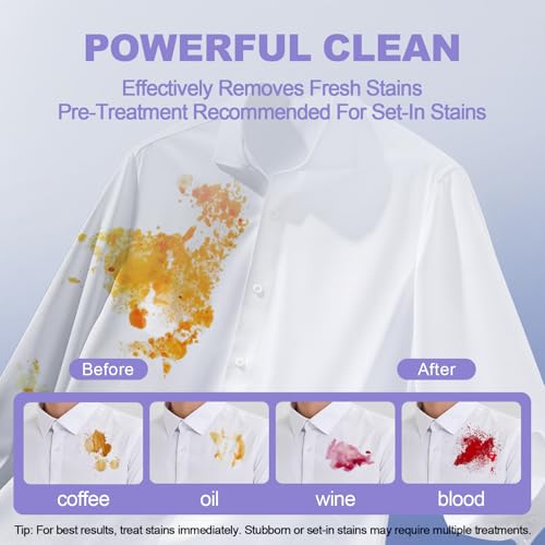 Image of 200-Count Laundry Detergent Pods, 5-in-1 Powerful Clean, Stain Remover, Color Protector, Fabric Care, Deep Intensive Clean, HE Compatible (Pear & Freesia)