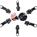 Produktbild Osflydan Instant Zipper Clip & Zip Quick Fix - Universal Instant Zipper Repair Kit,Fix Zipper Removable Rescue Replacement Pack,Instant Zipper Set (12pcs(OPP))