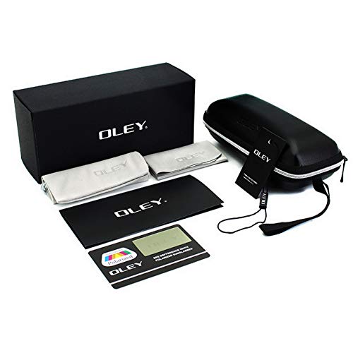 Óculos de Sol Masculino Piloto Retangular Oley Polarizados com Proteção uv400 (C1)