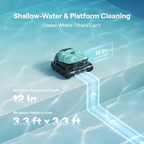 Image of Beatbot Sora 10 Cordless Pool Vacuum Robot for Inground & Above Ground Pools, 6800 GPH Suction, Floor /Wall /Waterline /Shallow Area Cleaning, Waterline Parking, 300 Mins Runtime, Mint Green