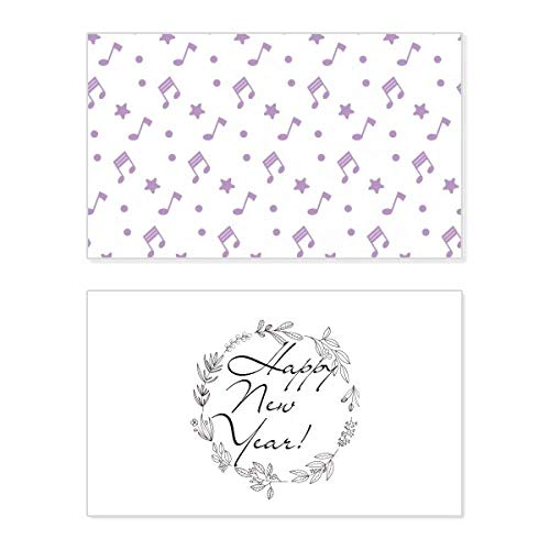 Tarjeta de felicitación de año nuevo ideal para regalar junto a tus mejores deseos