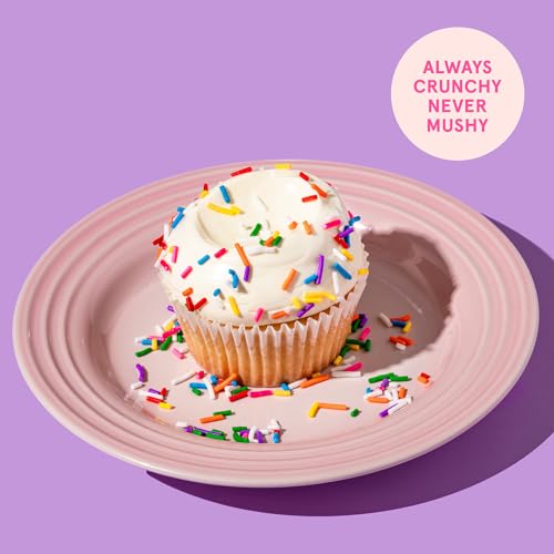 Image of Fancy Sprinkles Sundae Best Sprinkle Set | Classic & Deluxe Rainbow Crunchy Jimmies | Ice Cream, Cake, Cupcake & Cookie Decorating | Birthday & Summer Parties | 2 Pack (0.5c)
