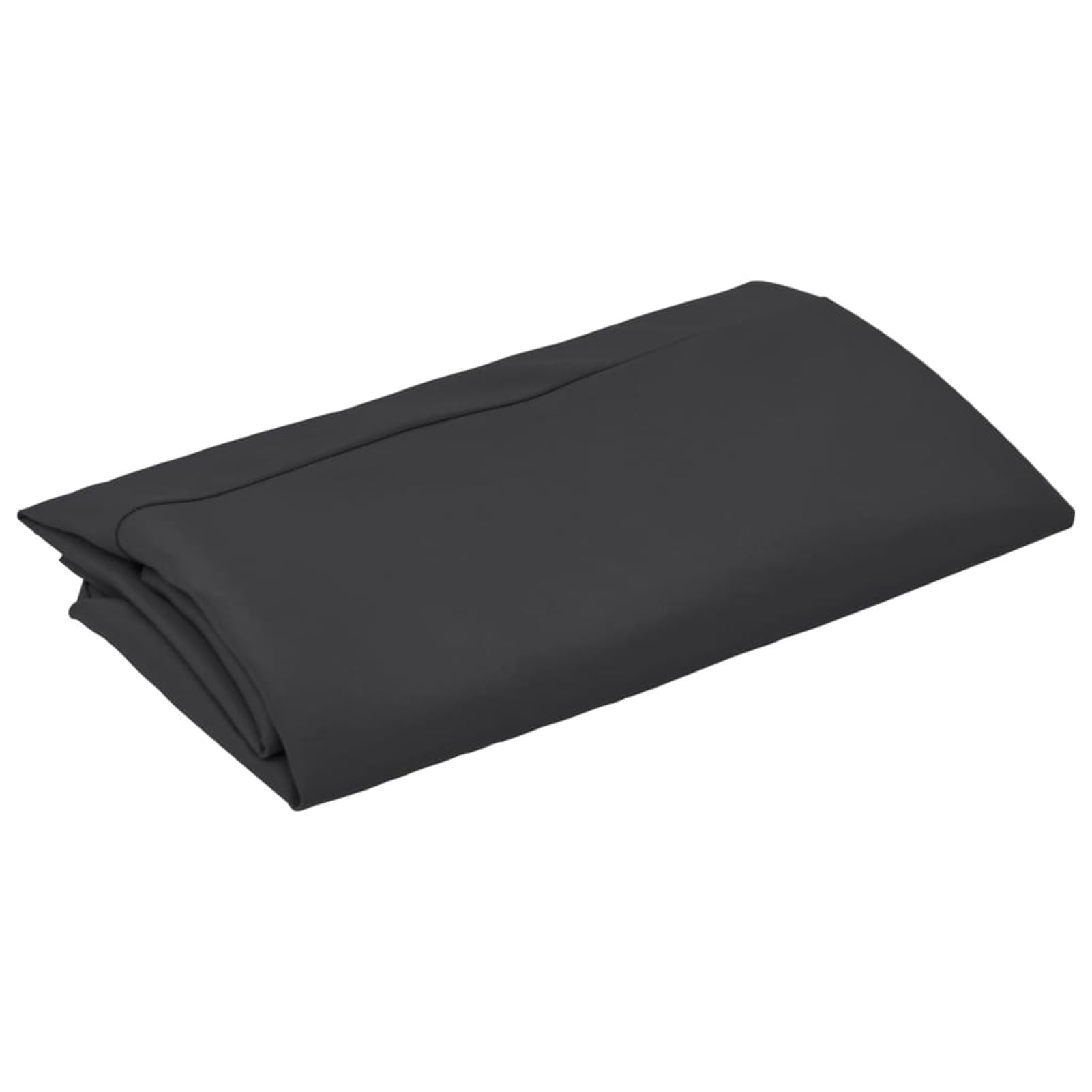Tissu de Remplacement pour Parasol déporté Noir 350 cm,Housse de Rechange pour Parasol,Imperméable,Anti-UV, Tissu de Remplacement pour Parasol