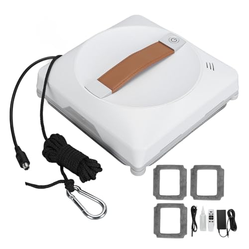 Mumusuki Robot De Limpieza De Ventanas, Potencia De Succión De 2500pa, Agua De Doble Pulverización, Movimiento Antideslizante, Aplicación Control Remoto Enchufe De La Ue Mumusuki Robot De Limpieza De Ventanas, Potencia De Succión De 2500pa, Agua De Doble Pulverización, Movimiento Antideslizante, Aplicación Control Remoto Enchufe De La Ue