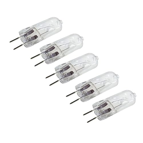 JZLBBC 5Pc Lampadina Alogena G5.3 70W 220V Lampada A Capsula Trasparente GU5.3 base a doppio ago Bianca Calda Per La Sostituzione Di Lampadari In Cree,20W
