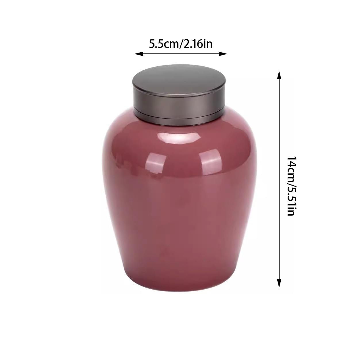 Organizador de Bolsitas de Té Lata de té, lata de té de cerámica, lata de almacenamiento de té for el hogar, lata sellada de té chino Retro, almacén de té Organizador de Té Contenedor de Almacenamient