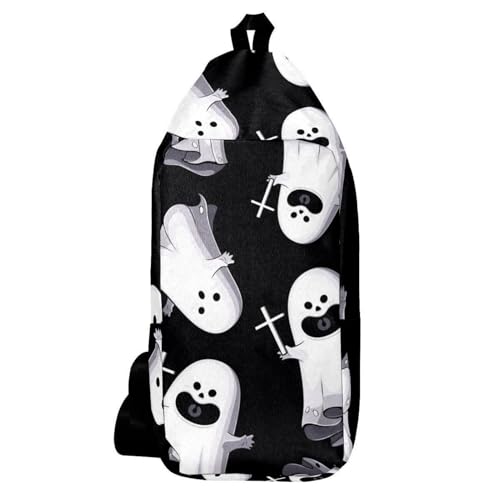 Sac à dos monobretelle motifs Halloween mixte multicolore