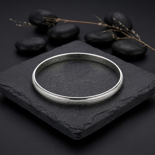 Image of GIVA 925 Silver Arvith Kada For Him|Gifts for Men and Boys| With Certificate of Authenticity and 925 Stamp | 6 Months Warranty