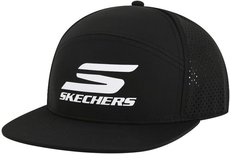 Skechers Men's Adrenaline Pickleball Hat, Black, One Size