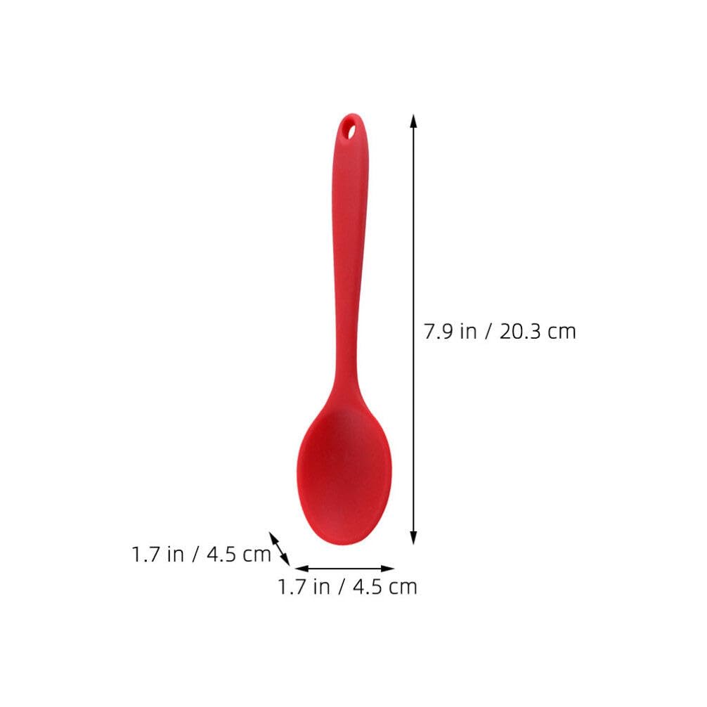 IMIKEYA Silikon-Schöpflöffel Mit Löchern – Hitzebeständiger Küchenhelfer Zum Abtropfen Von Pasta, Gemüse & Obst, 31 Cm