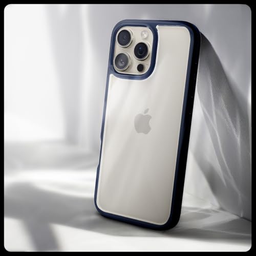 Image of Spigen for iPhone 16 Pro Max Case, Ultra Hybrid [No Magnet Ring][Anti-Yellowing] - Navy Blue