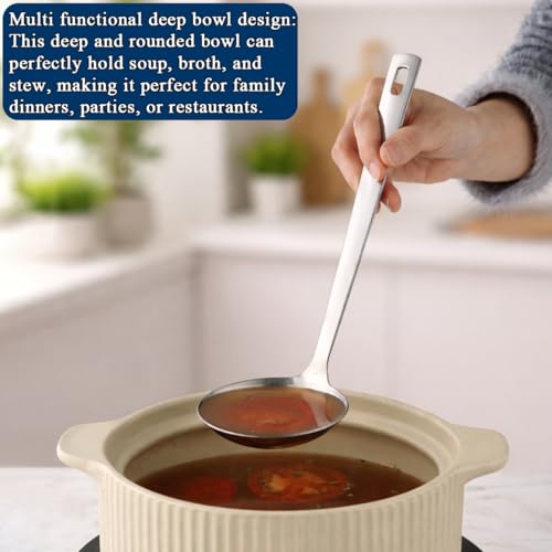 image for Berglander Kitchen Ladle Spoon and Spaghetti Spoon Set 2 pieces, Pasta