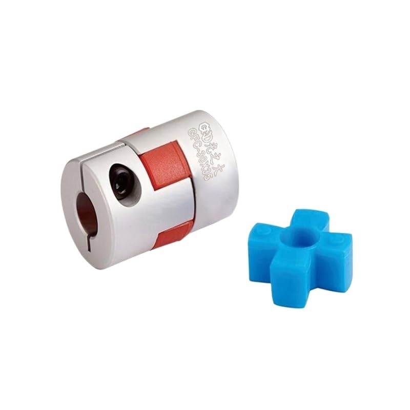 aluminium pflaume flexible wellenkupplung 50 Stück Backenspinnenkupplung gebogen 5/6/6,35/8/10 mm/Welle flexible Kupplung (Size : 6x6)