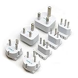 Ceptics - 7 Extra SWadAPt Attachments for World Travel Adapter, Compatible with Dual Voltage Rechargeable Devices, Travel Adaptor Attachments for International Travel
