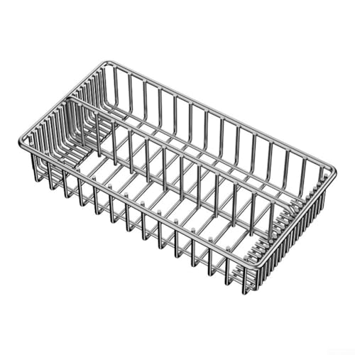 MeevrgR Elegante organizador de cubiertos con fácil limpieza y gran capacidad para eficiencia en la cocina
