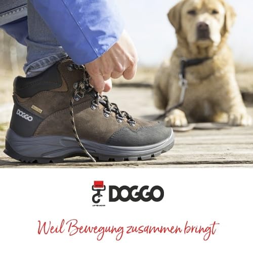DOGGO Boje, Unisex Biker Boots, Braun (Braun/Schwarz Braun/Schwarz), 37 EU (4 UK)