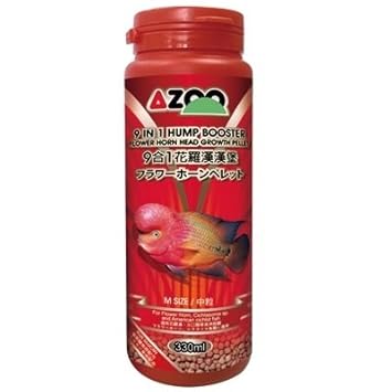 Azoo Hump Booster 9 in 1 Formula Fish Food, 330 ml