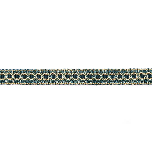 Hedonghexi Gimp Braid Trim, 0.59 Inch / 10M(10.9 Yards) Fabric Trim，Curtain Fabric Trim，Upholstery Trim For Sewing Polyester Hand Diy Crafts Costume Home Decorative #TOP1