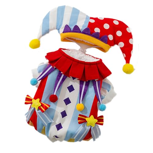 Jumpsuit Dog Pullover Clown Clothes to Large Dogs for Winter Basic Clothes Costume Jumper Thermal Dog Clothes