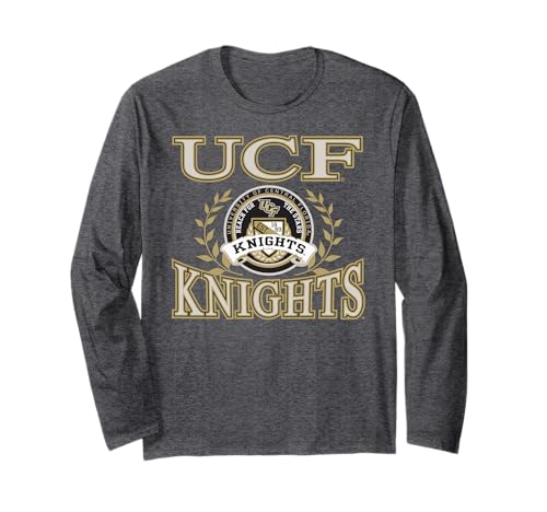 Central Florida Golden Knights Laurels Dark Heather Long Sleeve T-Shirt