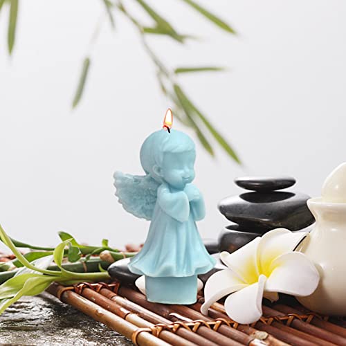 Molde de vela de anjo,Molde De Silicone Para Aromaterapia | Molde de resina epóxi, molde de anjo par