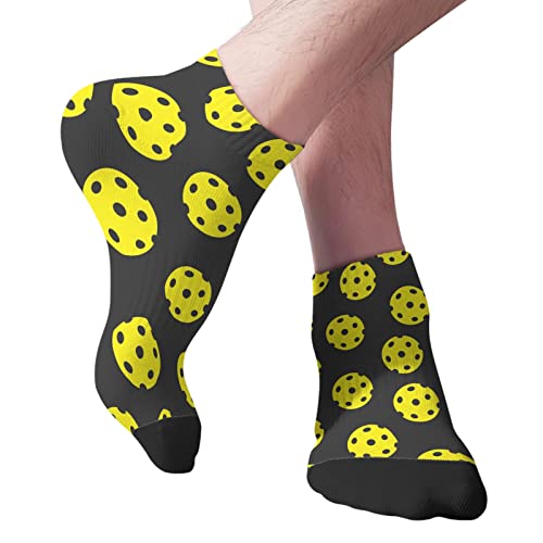 devor Socks No Show Ankle for Mens Socks No Show Athletic Sock Fashion PICKLEBALL Socks