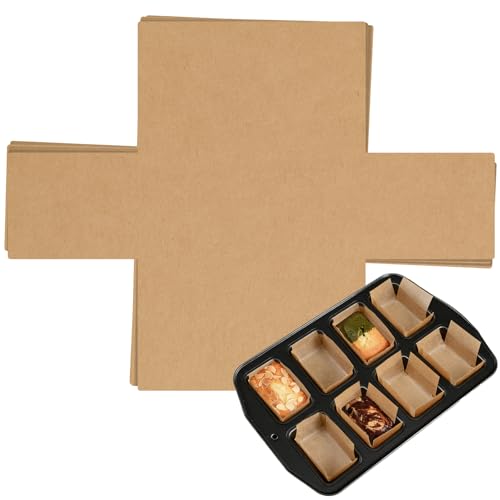 Loaf Pan Liners with Handles for Mini Baking 3.28x2.5/3x2 Inch 100 Pack