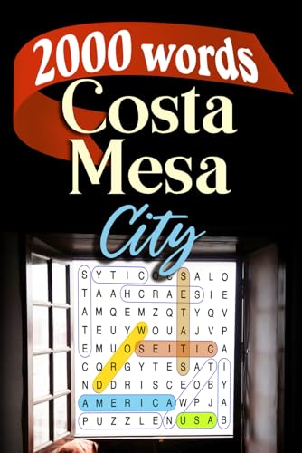 Ya en mundofriki.es: Costa Mesa City Word Search Challenge: Discover 2000 Words: 100 Puzzles Featuring Costa Mesa, California: A Fun Journey Through the City