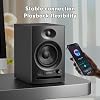 Ortizan Dual-Mode 2.0 Studio Monitors, Active Monitor Speakers Bluetooth 5.3 Wireless Computer PC, 80W Power Bookshelf Speakers, Wooden Enclosure for Recording Multimedia, Gaming, Music Production #2