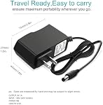 9V AC/DC Casio Keyboard Charger Power Adapter Compatible for Casio Keyboard Piano AD-5 AD-5MU WK-200 WK-210 CT-360 CTK-496 CTK-500 CTK-519 CTK-573 CTK-593 CTK-611 CTK-720 CTK-2100 Power Supply Cord