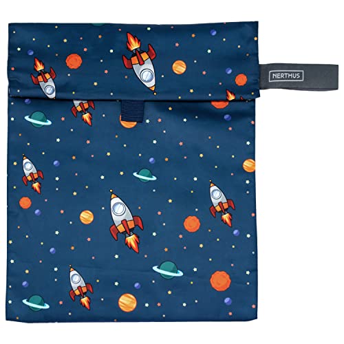 NERTHUS Bolsa isotermica reutilizable para el almuerzo, merienda, sandwich, porta bocadillo