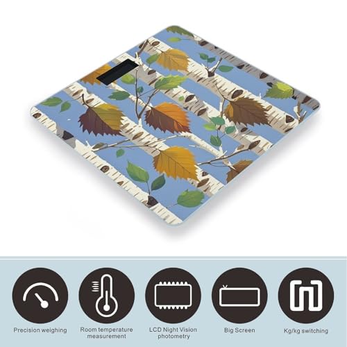 Báscula Digital de Baño con Pantalla LCD y Vidrio Templado miniatura 3