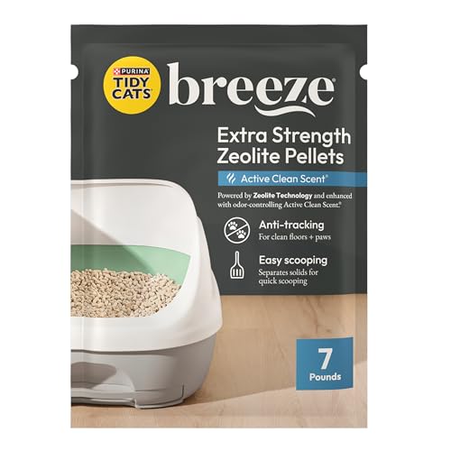 Purina Tidy Cats Scented Litter Pellets Breeze Enhanced Refill Litter Pellets in Recyclable Box - (4) 7 lb. Bags
