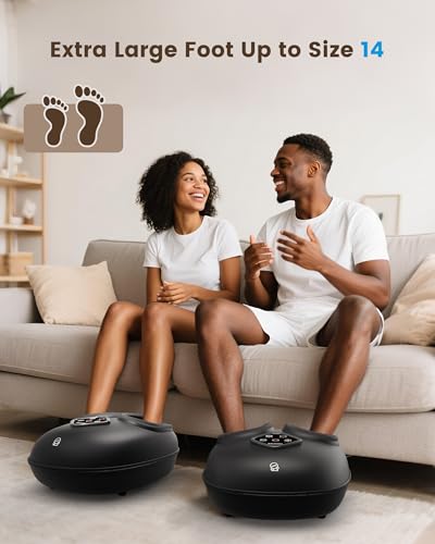 Image of COMFIER Foot Massager with Heat & Compression, Deep Kneading & Rolling Massage for Tired Feet, Fits Up to Size 14, Adjustable Intensity, Spa-Like Relaxation Gift for Mom, Mothers Day