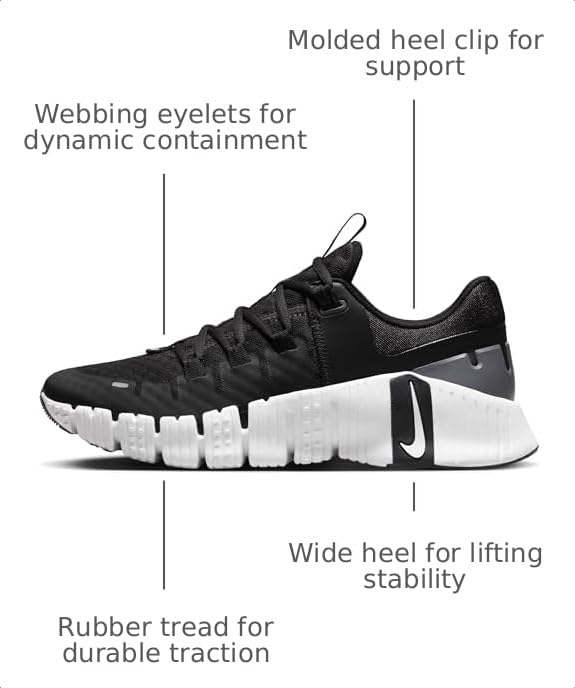 Image of Nike Free Metcon 5 - Black /White-Anthracite