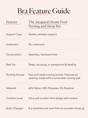 Image of HATCH The Dream Feed Nursing & Sleep Bra, Stretchy & Wireless with Crossover Pull-Down Design for Breastfeeding