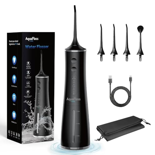 Hydropulseur portable contre les débris dentaires avec jet 300ml
