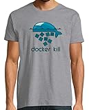 latostadora Camiseta Manga Corta Docker Kill para Hombre - Gris Vigoré L - Ref. 2340919-P
