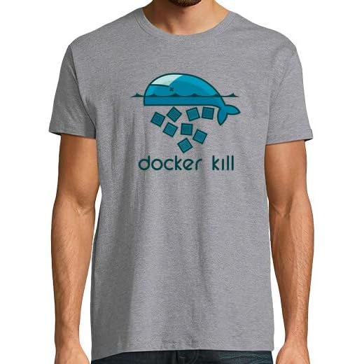 latostadora Camiseta Manga Corta Docker Kill para Hombre - Gris Vigoré L - Ref. 2340919-P