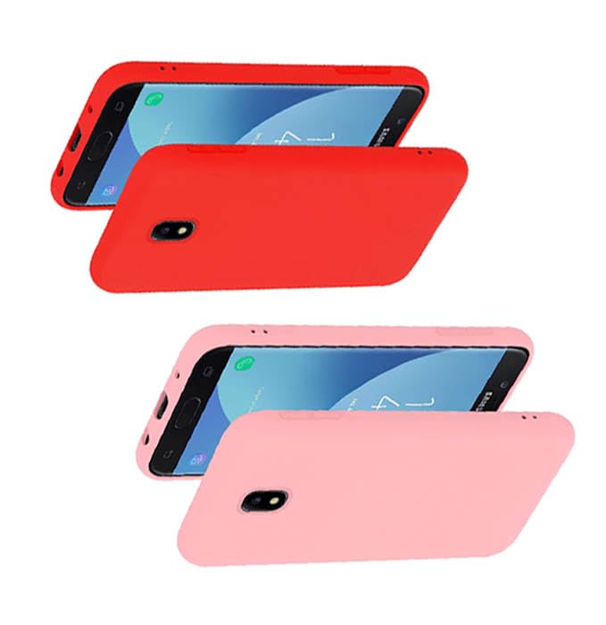 Custodia in silicone liquido compatibile con Samsung Galaxy J330, antiurto, antigraffio, con protezione completa, colore casuale OPW18