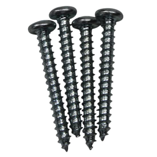 Speedway Motors Replacement Arm Rest Base Screw Set, Correct Interior Mounting Hardware for LH and RH Bases, Compatible with 1964–1967 Camaro, Firebird, Nova, and Chevelle
