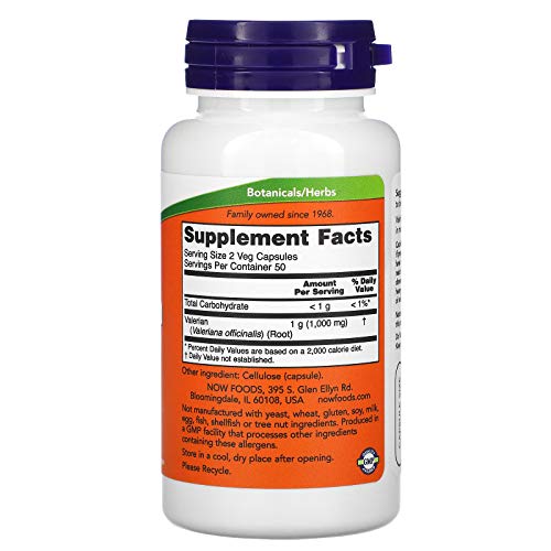 Now Foods NOW04770 Valerian Root, 500Mg thumb #1