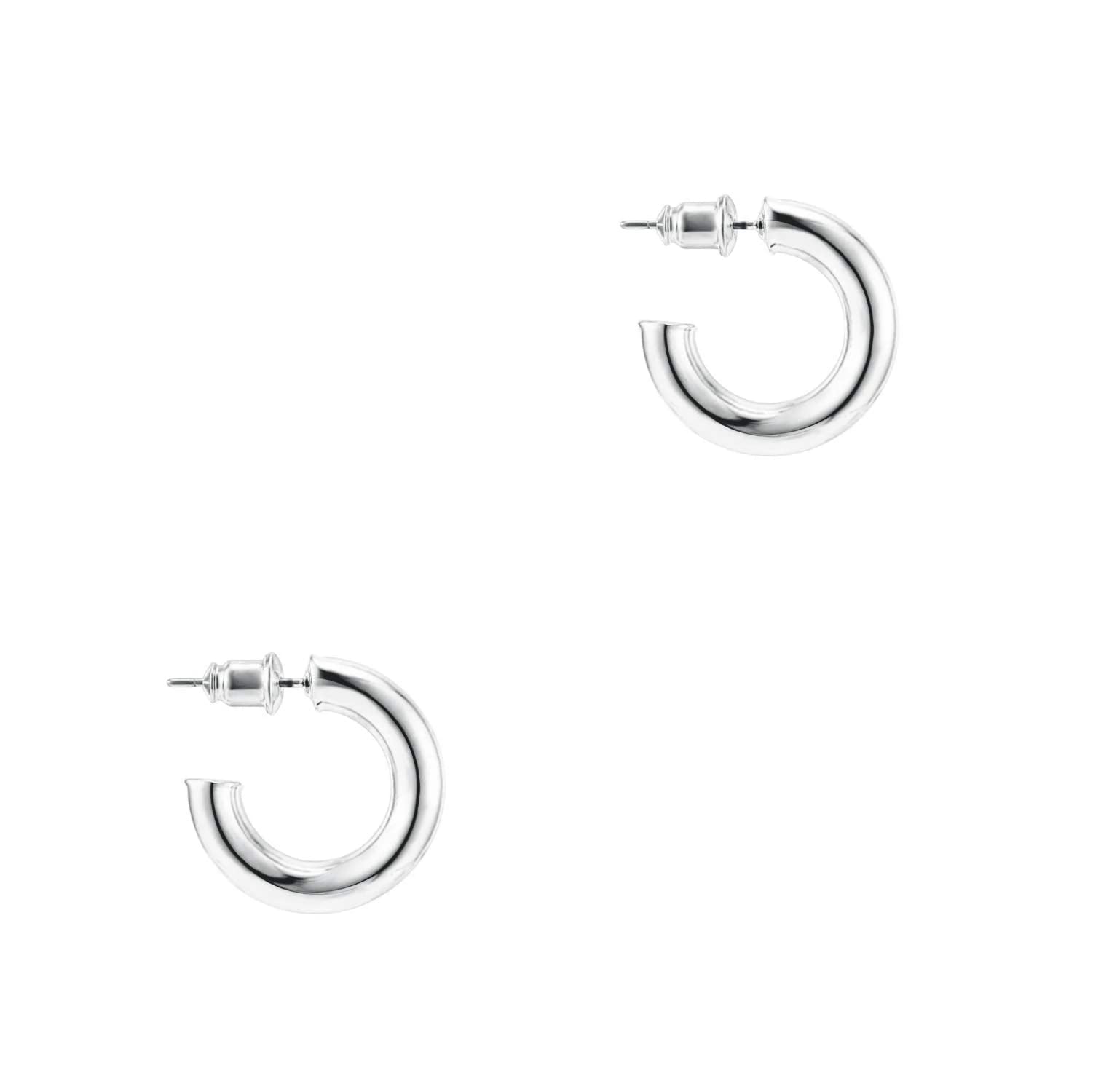 PAVOI 14K Gold Hoop Earrings for Women – Lightweight Gold Colored Hoops Earrings for Women – Trendy Fashion Accessory
