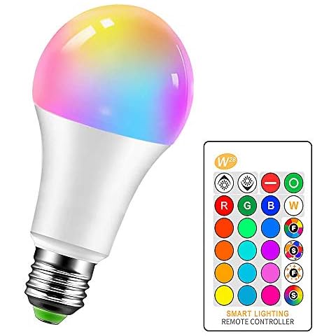 LemonBest Bombilla LED Colores RGBW 15W Cover
