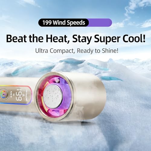 Ventilateur portatif haute performance éolienne rechargeable par USB