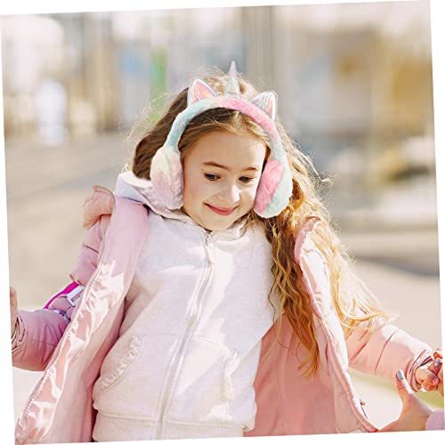 1pc Cute Unicorn Ear Muffs Ear Covers for Boys and Girls Winter Boy Girl Protection 7