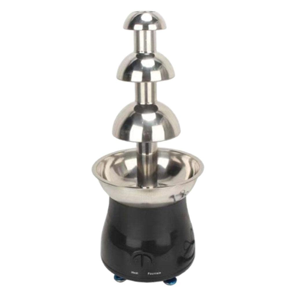 TRENDYNEST® Stainless 4 Tiers Chocolate Fondue Fountain Maker Small for Wedding Plug-EU | Home & Garden | Kitchen Dining & Bar | Small Kitchen Appliances | Chocolate Fountains-picture-18