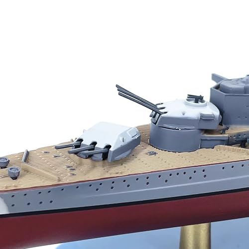 CHICHIYANG 1/1000 Scale WWII German Scharnhorst Class Battleship Model Alloy Nautical Warship Souvenir for Collection & Display - Image 6