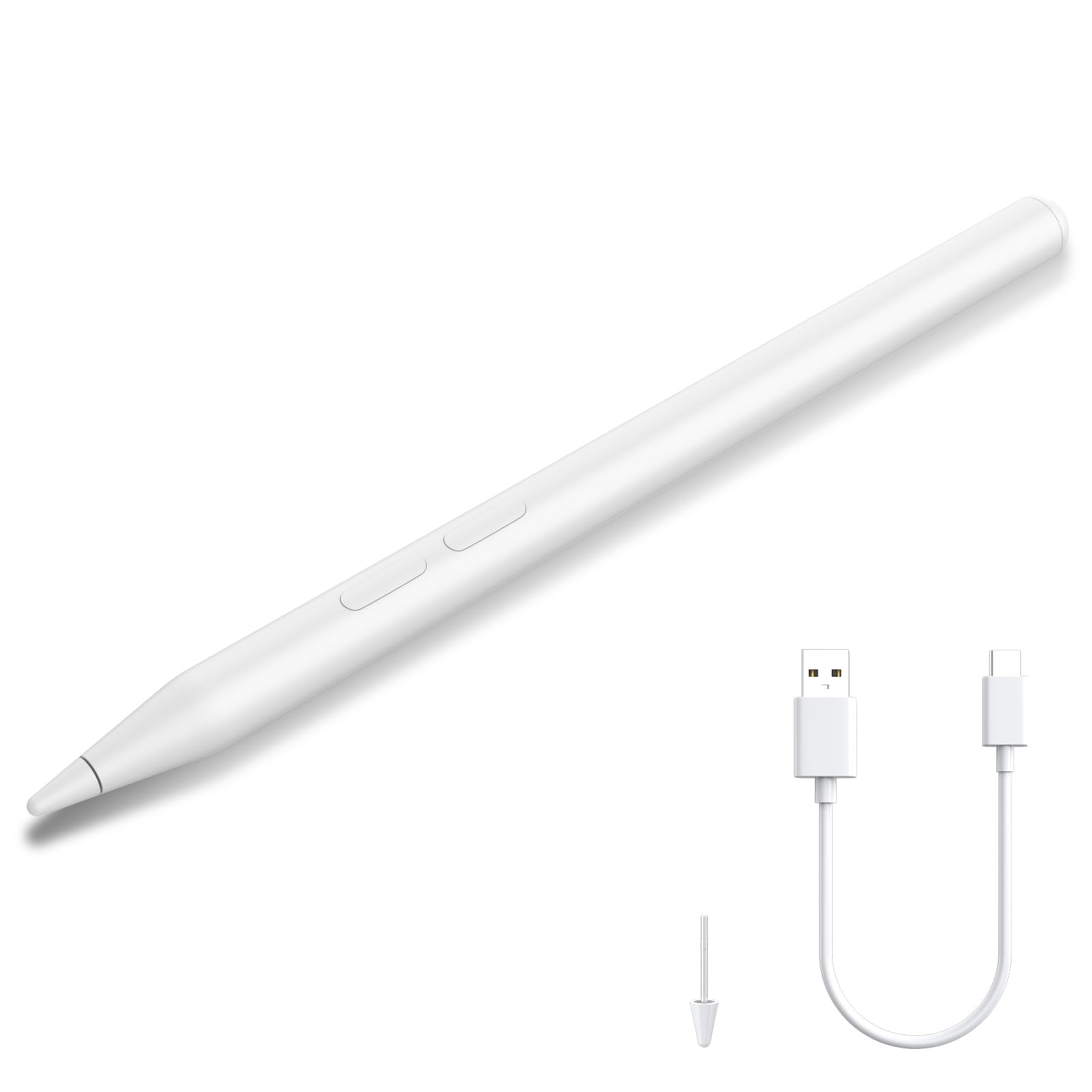 Penna stilo per HP Omnibook, penna digitale per dispositivi touch screen HP Envy Pavilion Specter x360, ricaricabile MPP 2.0, inclinazione con sensibilità alla pressione 4096, rifiuto palmo, ricarica